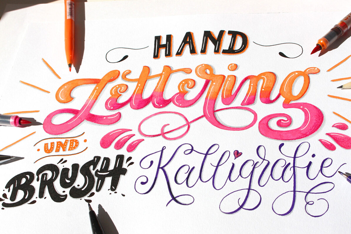 CalliLetters Brushkalligrafie und Hand Lettering Workshop | Sandra Brezina