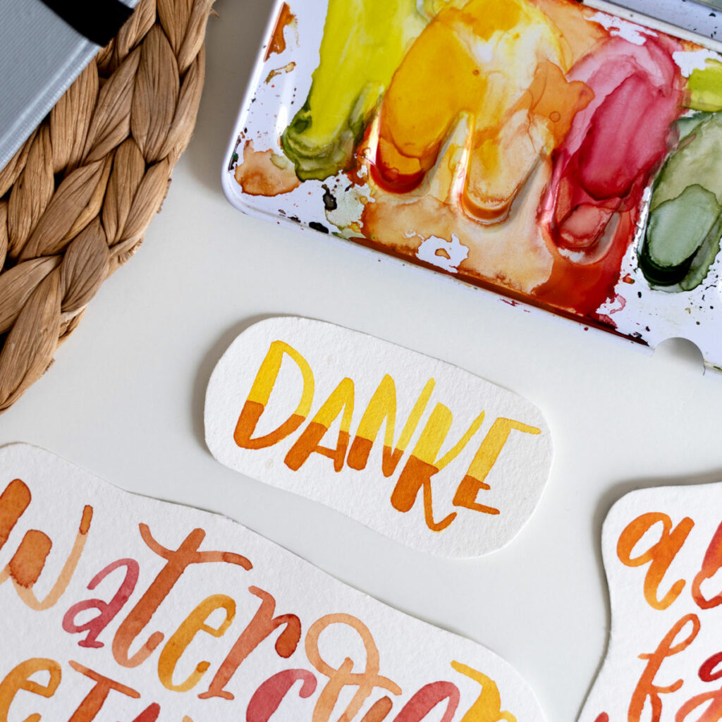 Watercolor Lettering | Ocker Studio