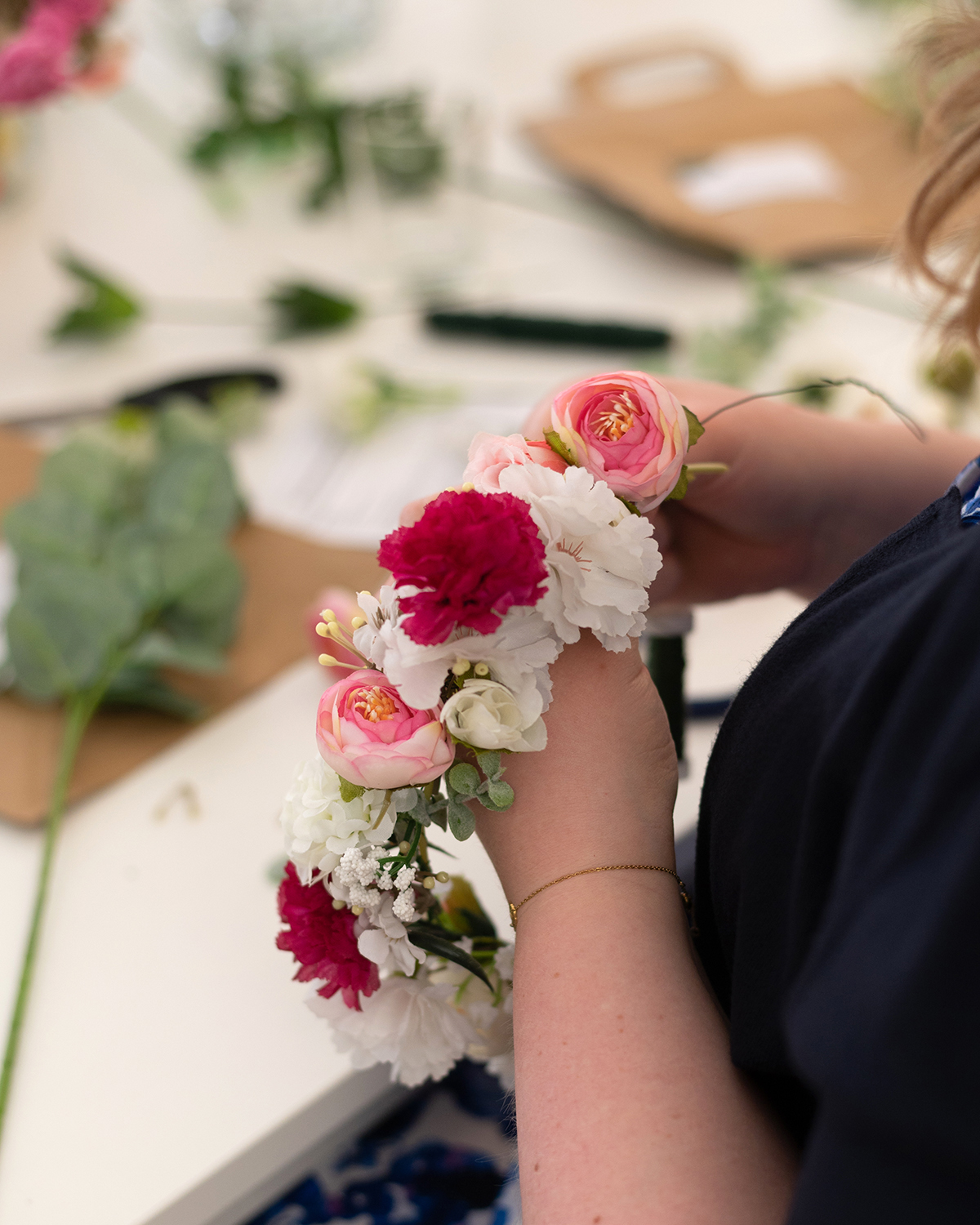 Blumenkränze binden: DIY-Workshop | Ocker Studio