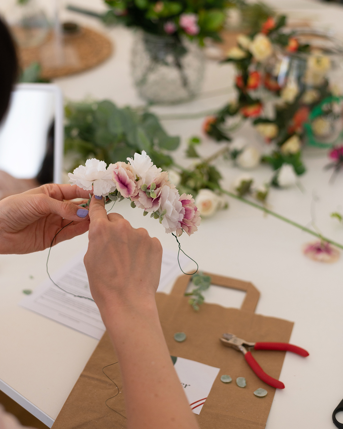 Blumenkranz binden: Privat-Workshop Wien | Ocker Studio