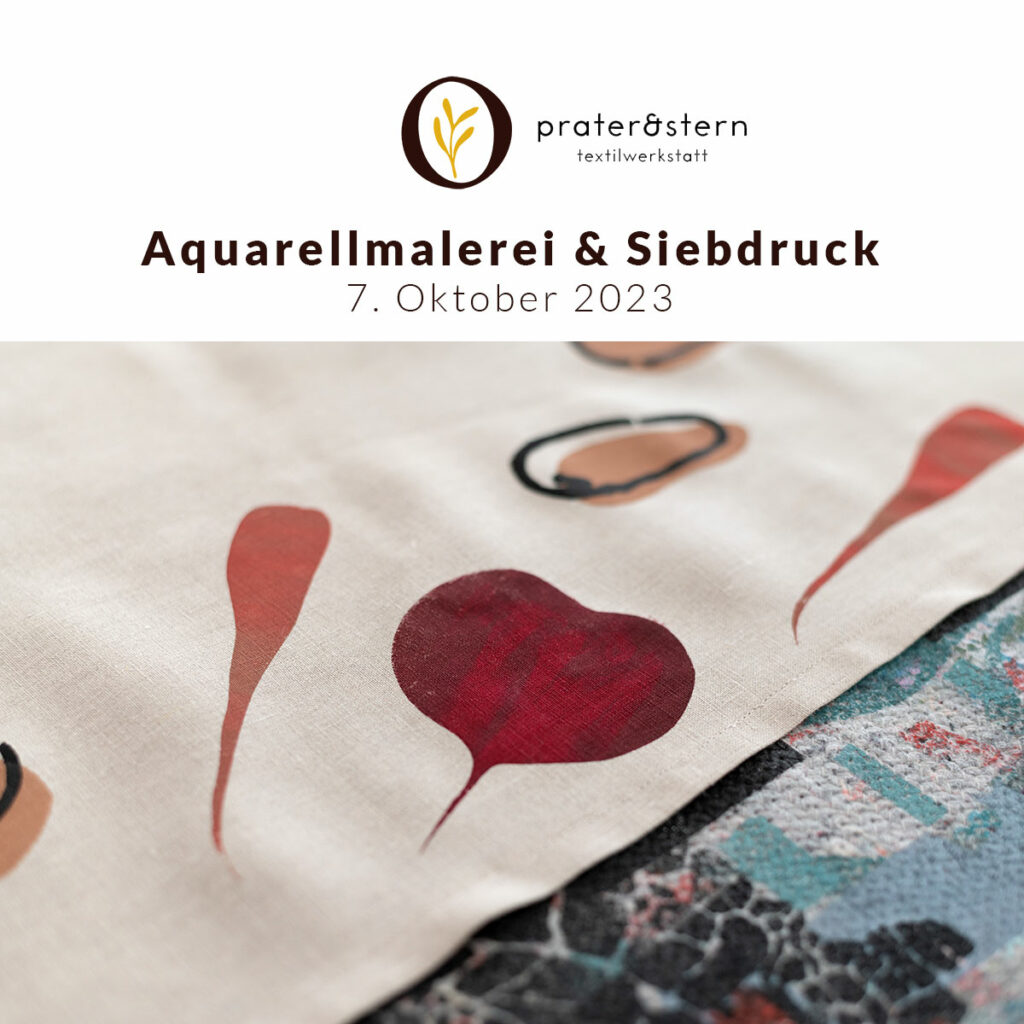 DIY-Workshop: Aquarell & Siebdruck | Ocker Studio