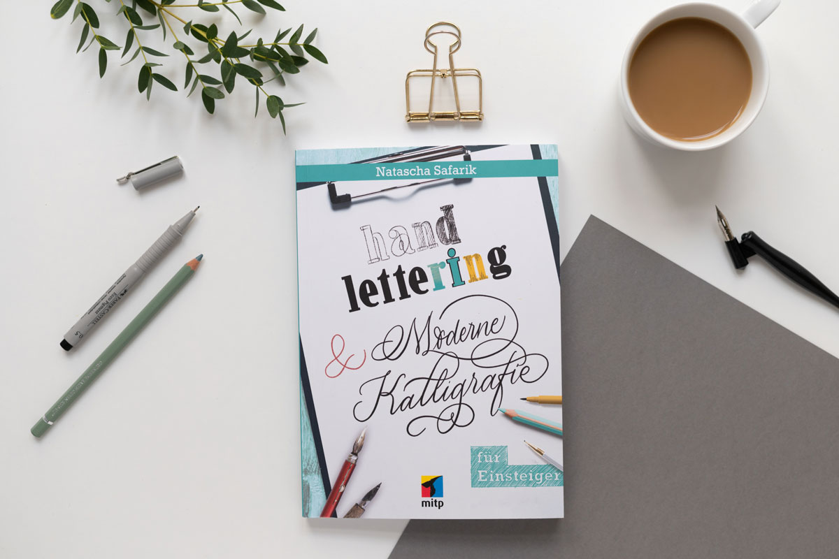 Buch: Hand Lettering und Moderne Kalligrafie für Einsteiger | Ocker Studio
