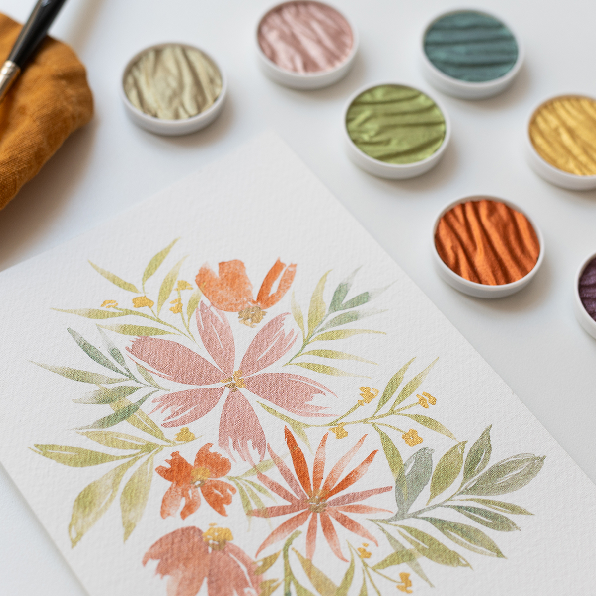 Loose Watercolor Florals: Aquarellmalerei-Workshop Wien | Ocker Studio