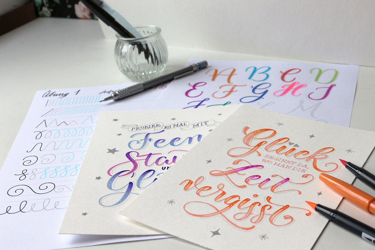 CalliLetters: Kurs für Brushkalligrafie und Handlettering am 3. März 2024