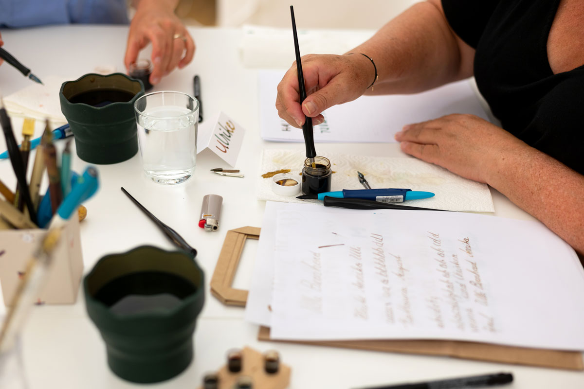 Kalligrafie Material-Workshop | Ocker Studio