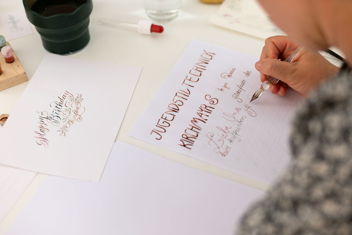 Kalligrafie-Workshop Wien| Ocker Studio