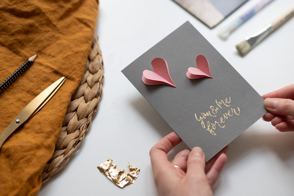 DIY: Valentinstagskarte Selber machen | Ocker Studio