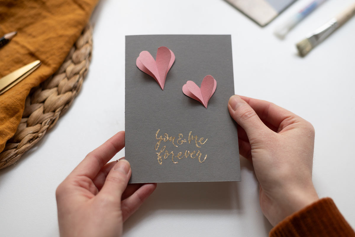 Valentinstagskarte DIY-Anleitung | Ocker Studio