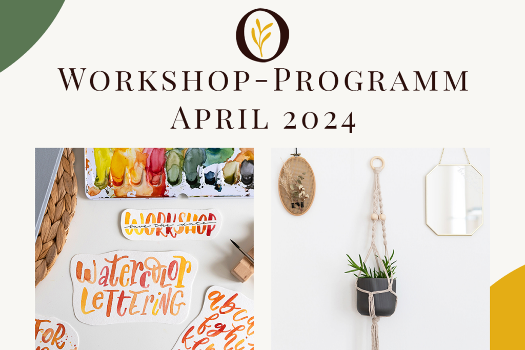 DIY-Workshops Wien April 2024 | Ocker Studio