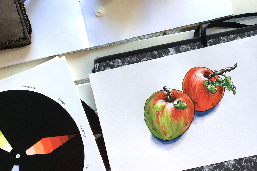 Food Sketching Workshop in Wien von Sandfarbe | Ocker Studio