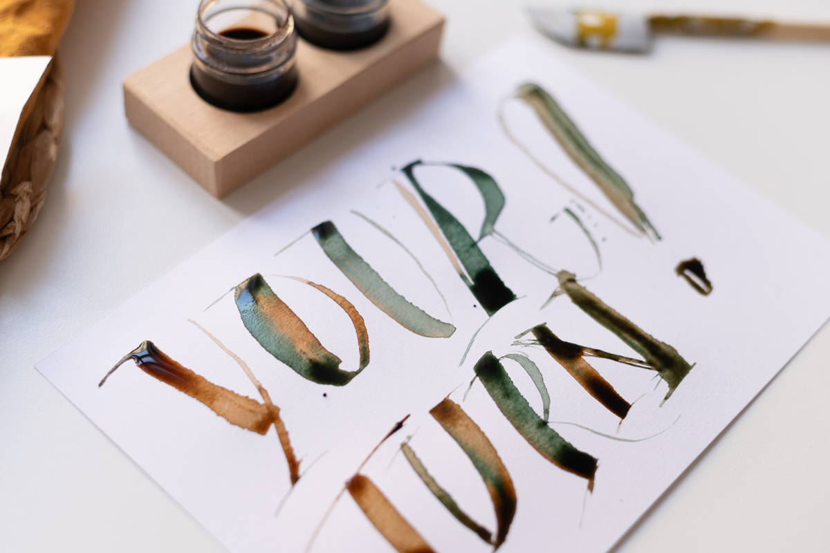 Experimentelle Kalligraphie | Ocker Studio