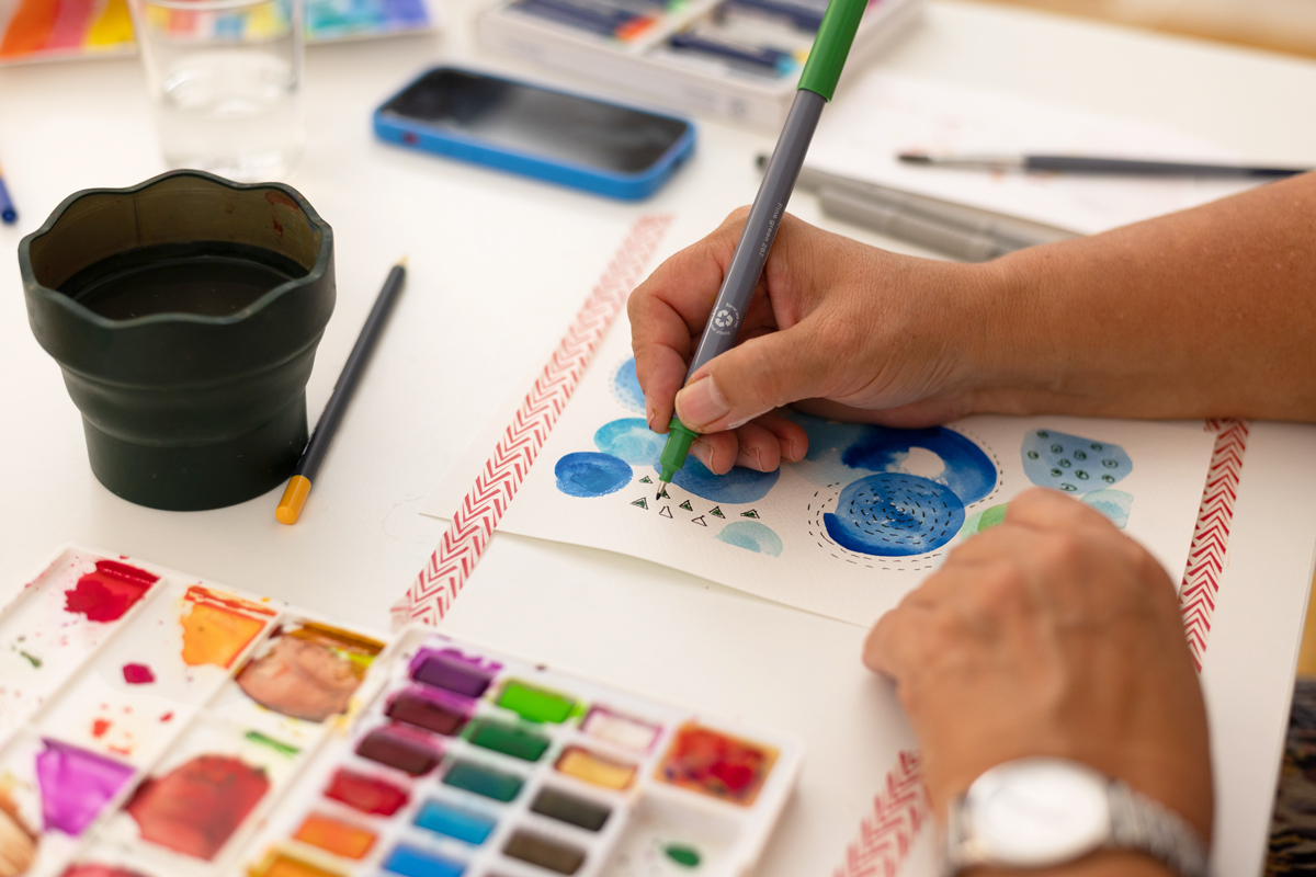 Intuitives Malen: DIY-Workshop | Ocker Studio