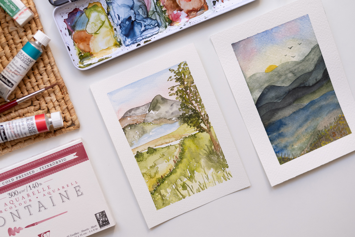 Aquarell-Workshop: Landschaften malen | Ocker Studio