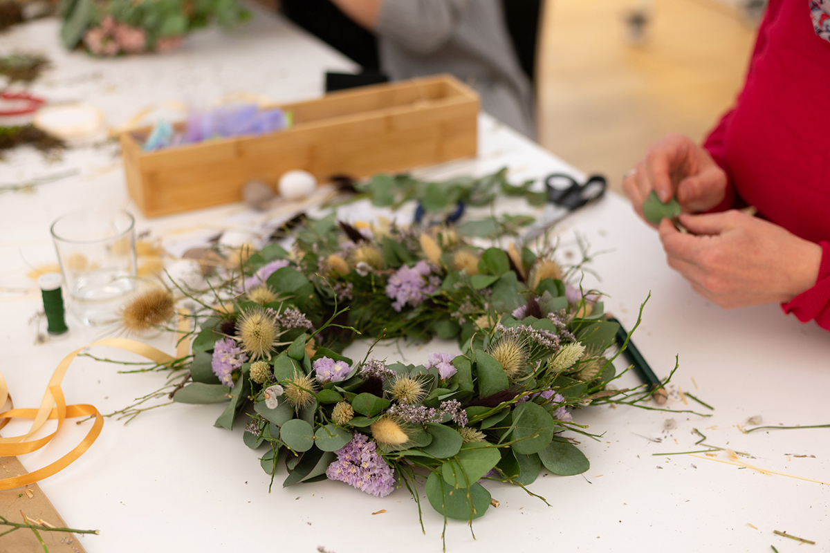 Herbstkranz binden: DIY-Workshop Wien | Ocker Studio