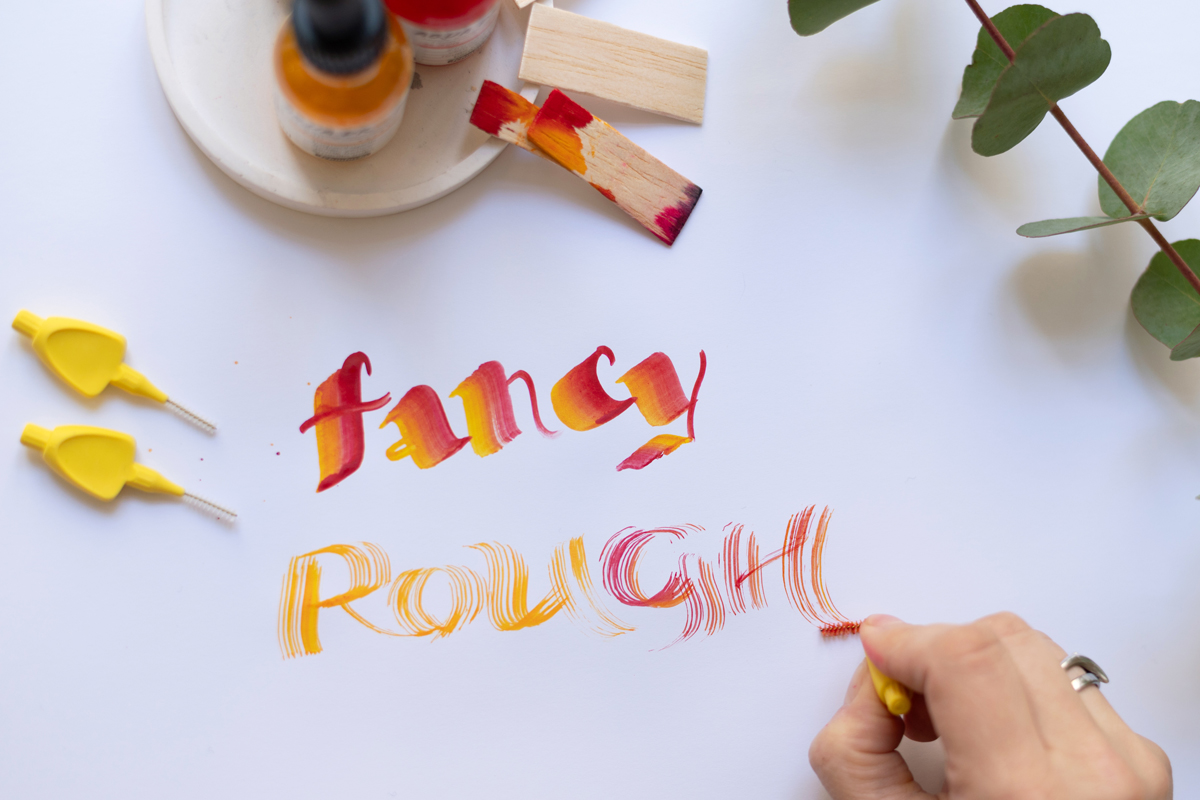 Experimentelle Kalligraphie Workshop Wien | Ocker Studio