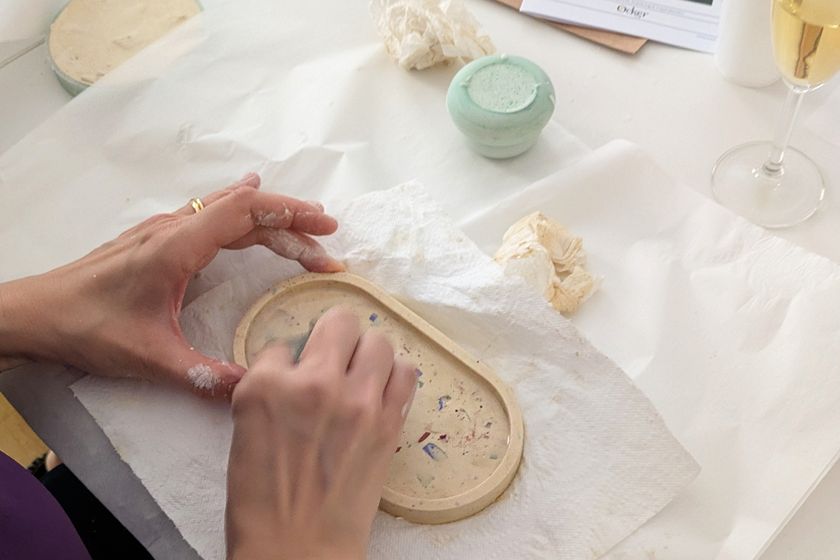 Terrazzo-Workshop Untersetzer selbermachen | Ocker Studio